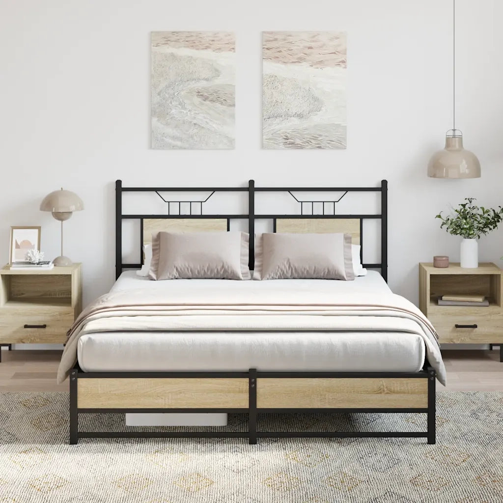 Giroletto senza Materasso Rovere Sonoma 137x190cm in Truciolato 4106961