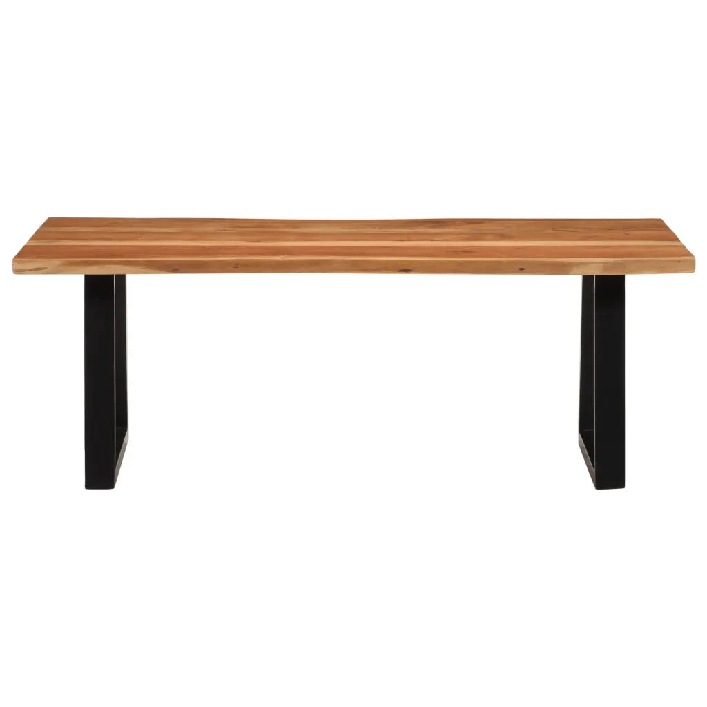 Tavolino da salotto | Tavolino da caff¨¨ | Tavolino da Soggiorno 110x55x40 cm in Legno Massello di Acacia
