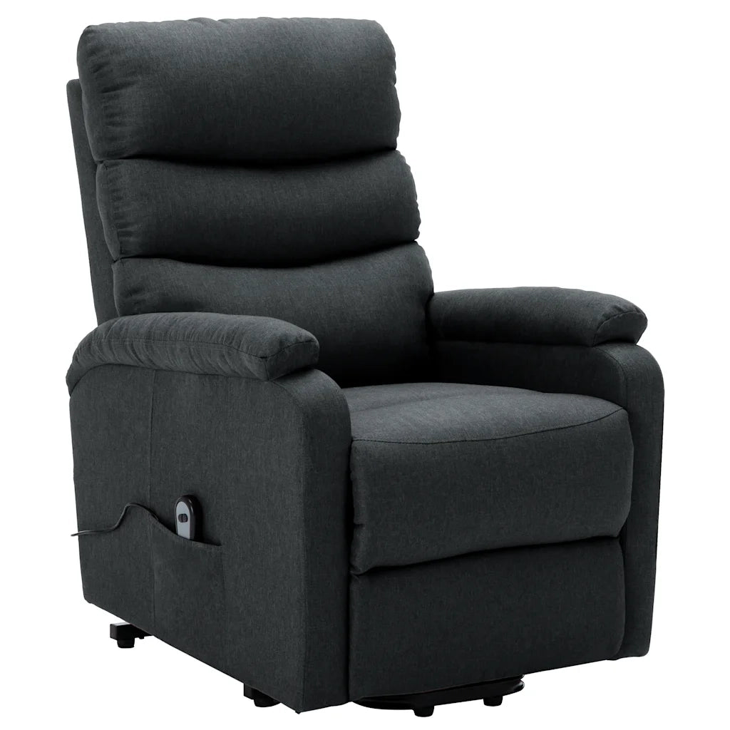 Poltrona Alzapersona in Tessuto Grigio Scuro 321237