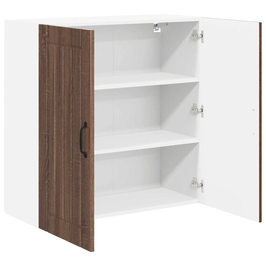 Armadietto a muro LUCCA Rovere Marrone 80 x 31 x 80 cm