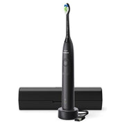 Philips Sonicare serie 5300 Sonicare Spazzolino elettrico sonico con base di ricarica, 2 livelli intensità, sensore di pressione colore nero HX7101/02
