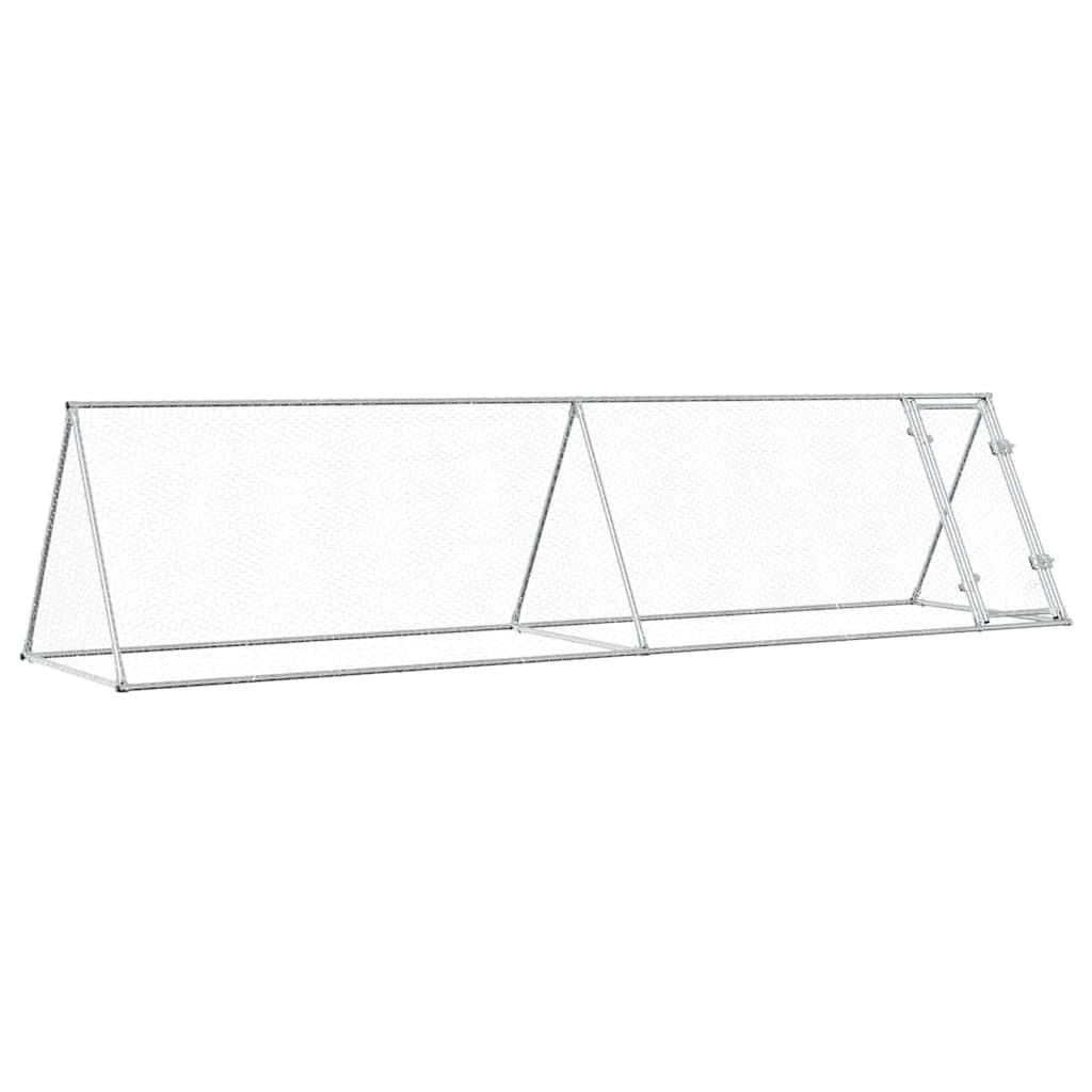 Pollaio Silver 400 x 105 x 91 cm acciaio zincato Silver 02_0041671