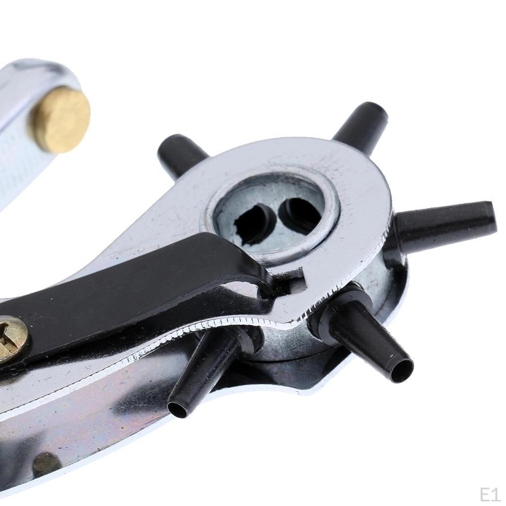 Set 3 Pinze Fustellatrice Cuoio Occhiellatrice Perforatrice con 100 Occhielli e Bottoni