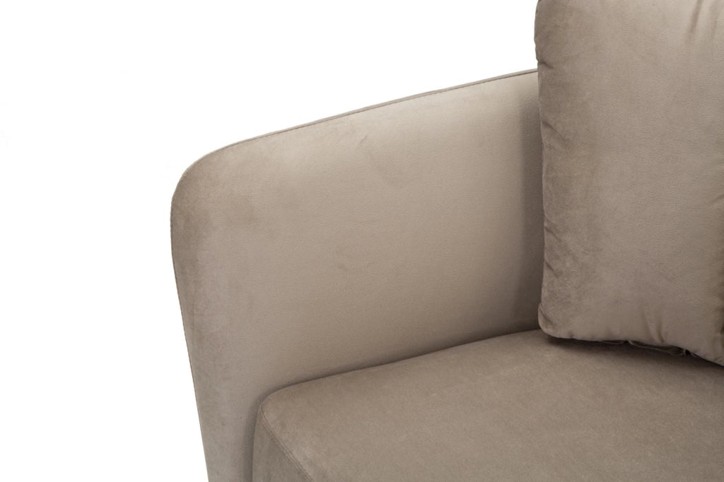 Poltrona Kiev 88x74x77 cm in Poliestere GREY/Oro