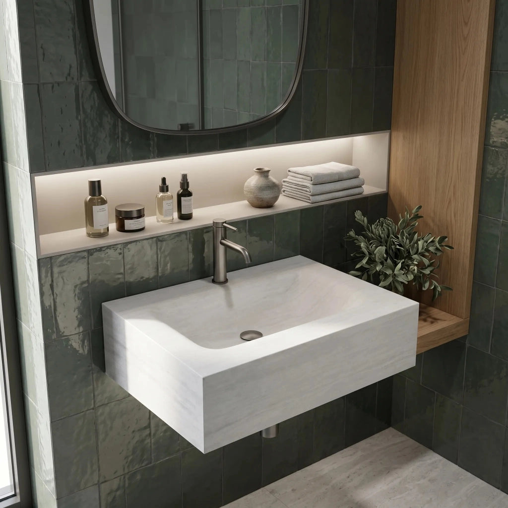 Lavabo Sospeso Rea Apollo Muralto Roma 70