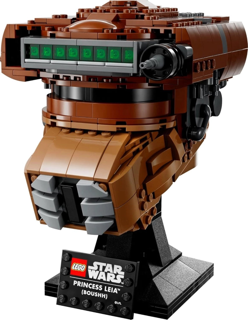 LEGO Star Wars Casco della Principessa Leia (Boushh) 75351 Festeggia Il 40° Anniversario di Una Scena Classica con Questo espositore costruibile da 18+ 670 Pezzi