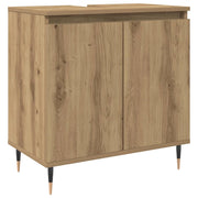 Mobile da Bagno | Armadio da bagno Rovere Artigianale 58x33x60 cm in Truciolato