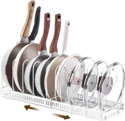Organizzatore di teglie per ante di armadio - 10 cassetti regolabili - Pannello organizzatore espandibile con caratteristiche1 e caratteristiche2