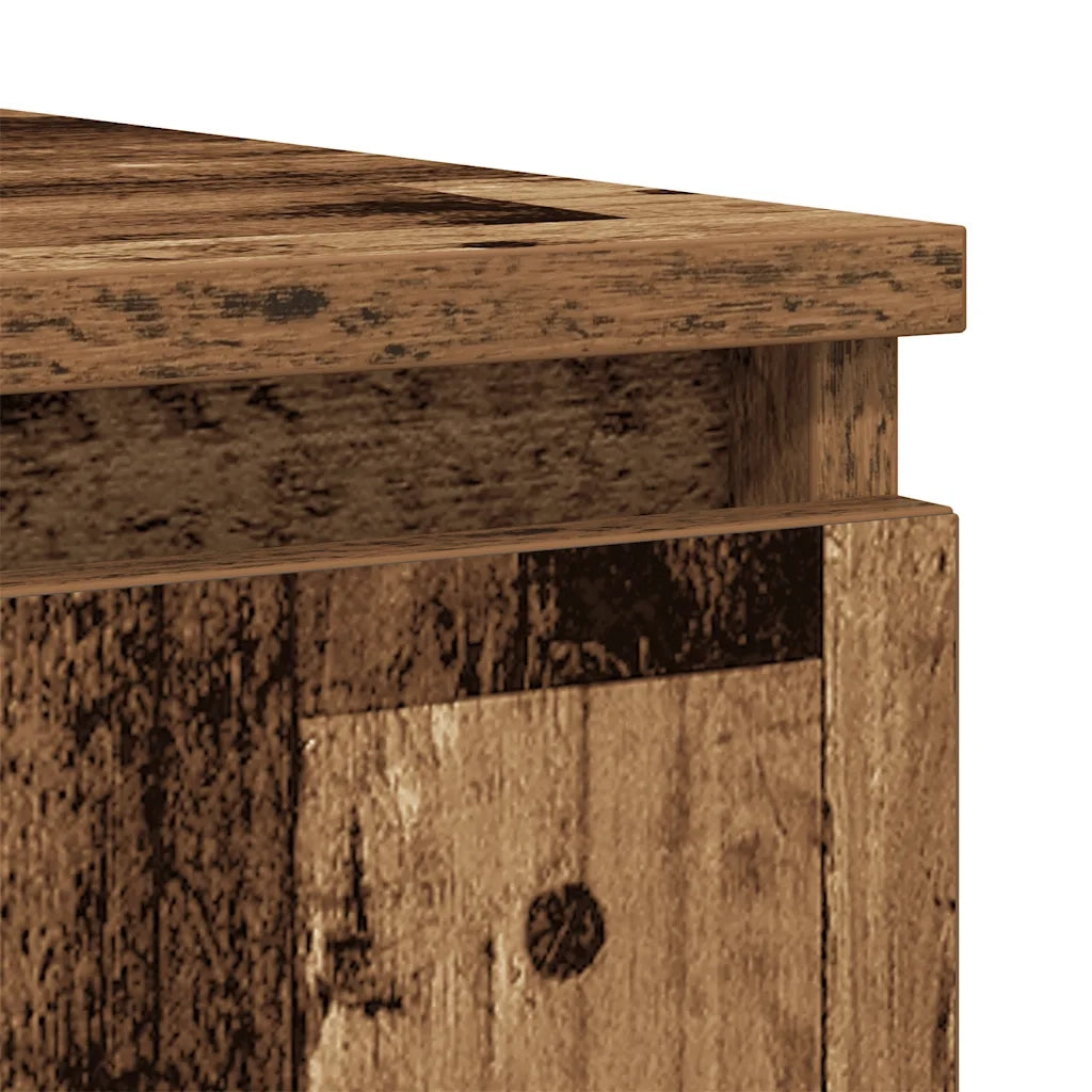 Credenza con Cassetti Legno Antico 100,5x35x98,5 cm Truciolato 3328460
