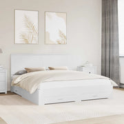 Struttura del letto Bianco 180 x 200 cm Legno multistrato