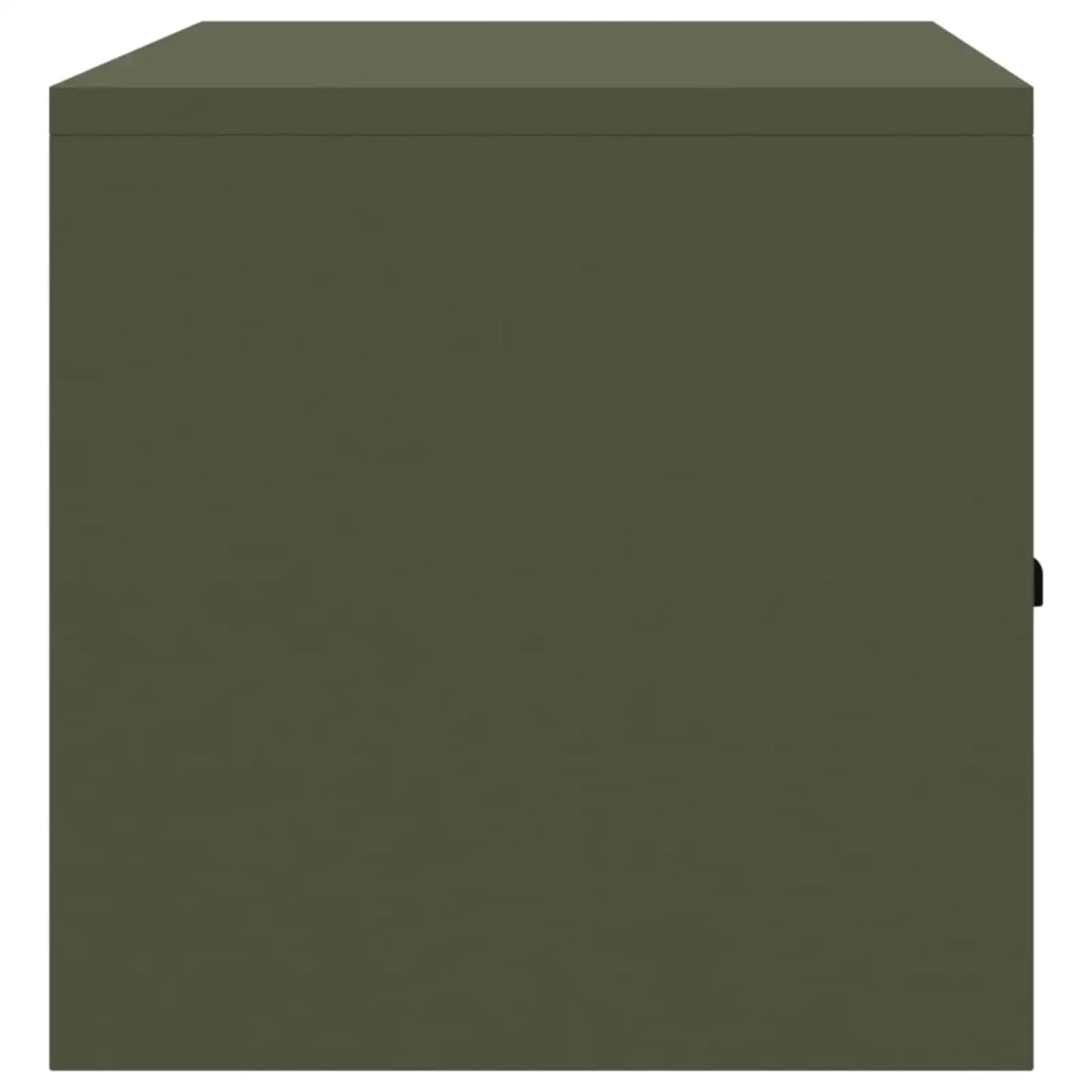 Armadio Verde oliva 90 x 40 x 40 cm Acciaio