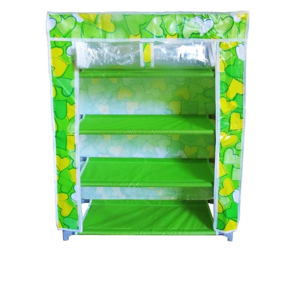 Trade Shop - Scarpiera Salvaspazio A 6 Ripiani 106x60x30 In Tessuto Impermeabile Portascarpe -