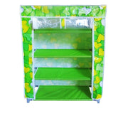 Trade Shop - Scarpiera Salvaspazio A 6 Ripiani 106x60x30 In Tessuto Impermeabile Portascarpe -