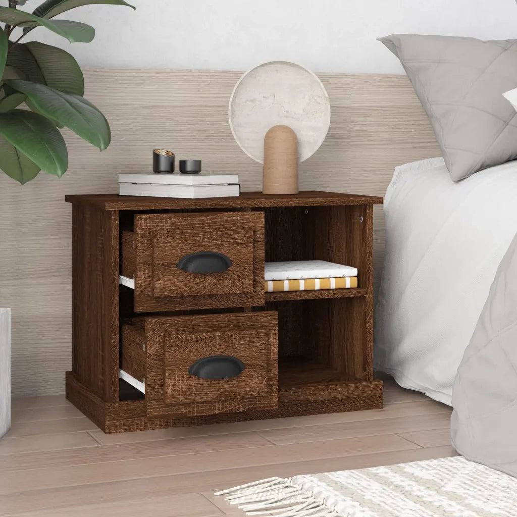 Comodino Rovere Marrone 60x35,5x45 cmcod mxl 105886