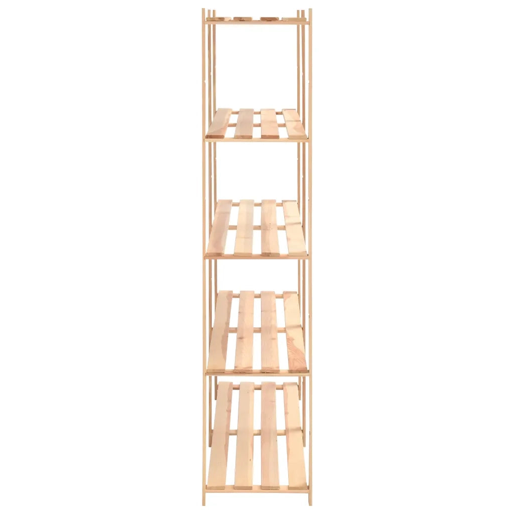 Scaffali a 5 Livelli 5 pz 170x38x170 cm Massello Pino 500kg cod mxl 50762