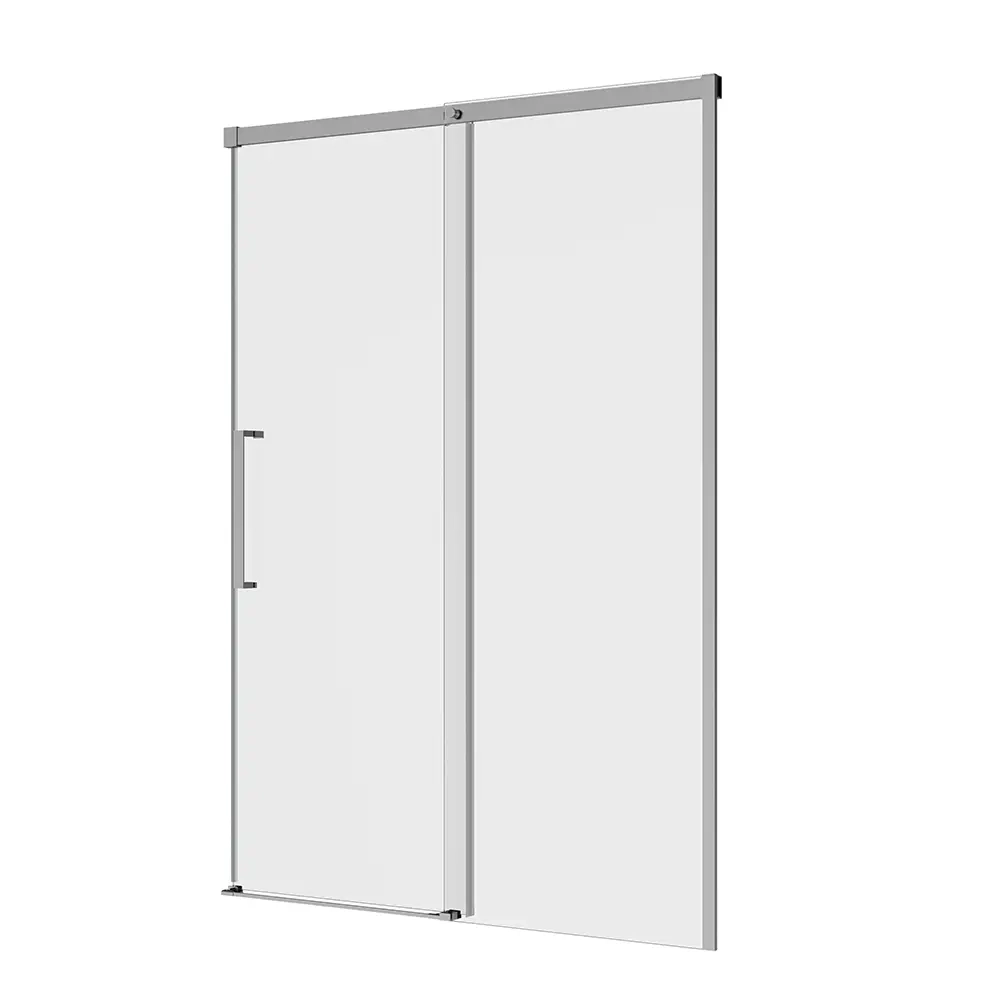 Porta doccia 150cm apertura scorrevole profili cromo vetro 8mm h195 | Antille