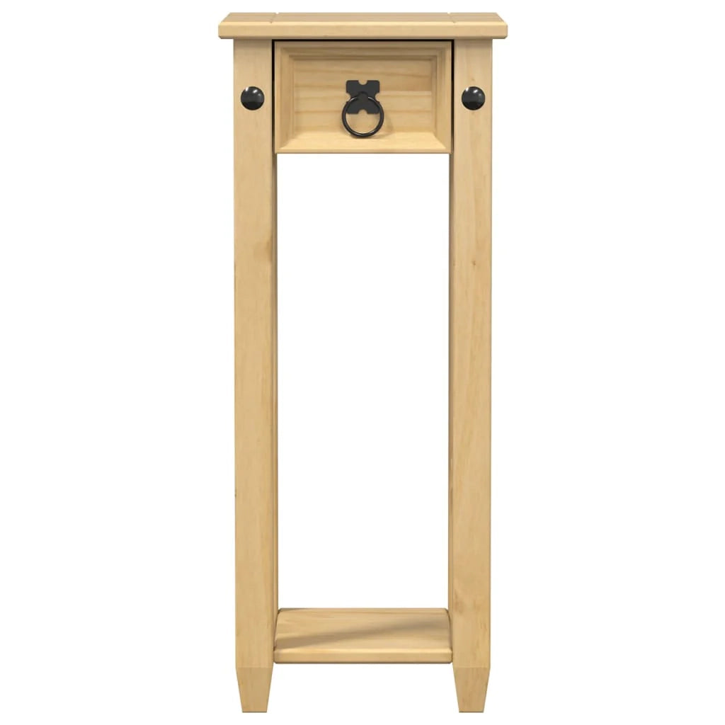 Portavasi/fioriera Corona 30 x 30 x 73 cm legno di pino massiccio marrone 02_0045174