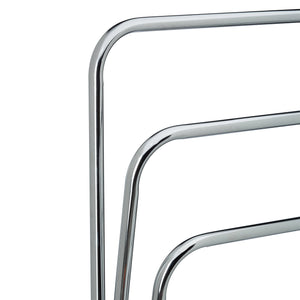 Porta asciugamani porta asciugamani da terra 3 barre in metallo 85 cm 3213062