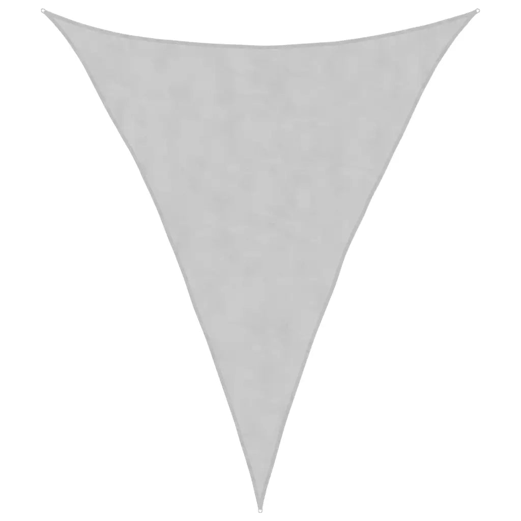 Vela Parasole Grigio Chiaro 3x4x4 m 100% Poliestere Oxford