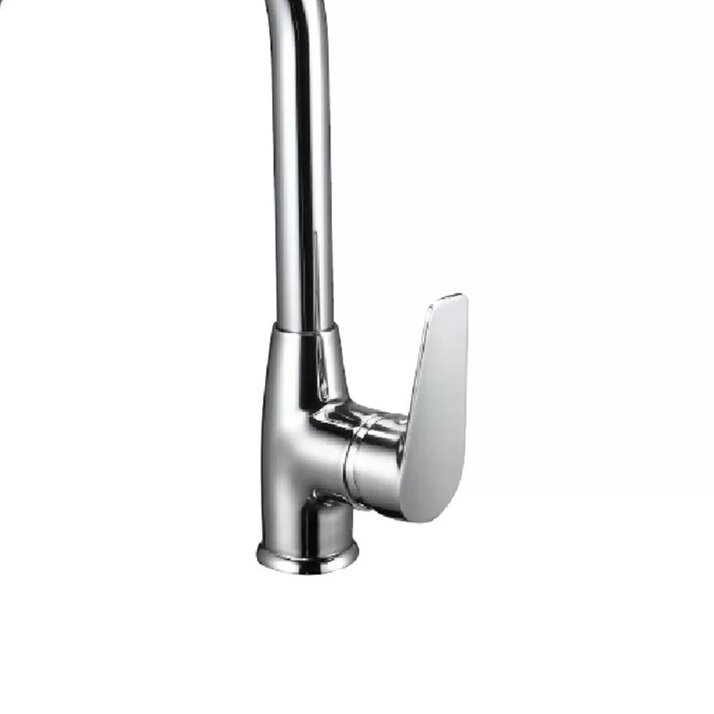 Rubinetto lavello cromato con bocca alta - Serie Eureka