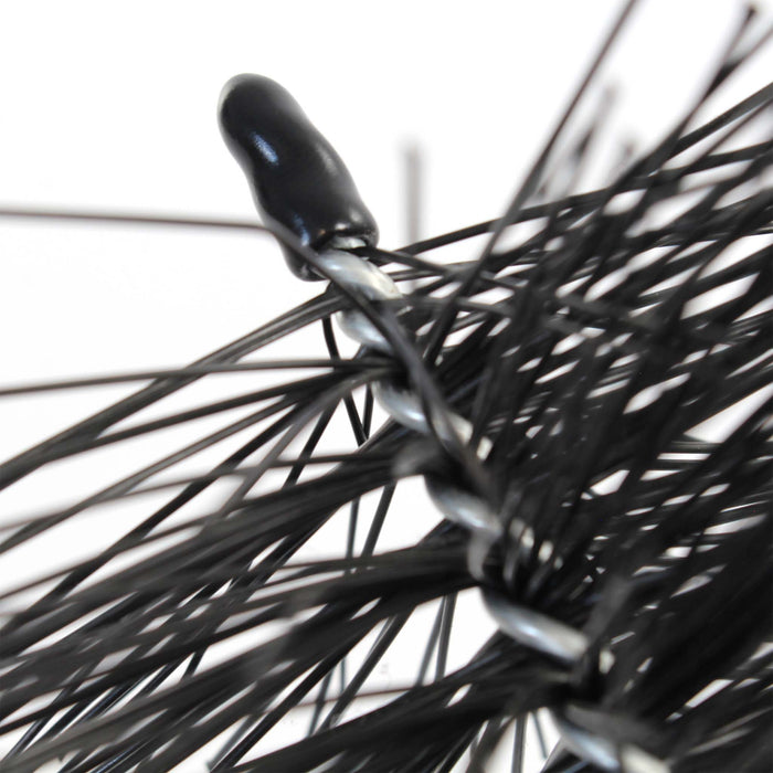 Barriera anti piccioni per pannelli fotovoltaici e Spazzola per grondaie 10 scovoli 12 m Ø 8 cm