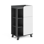 Vicco Mobile midi Antracite/bianco 50 x 90 cm con anta e cassetto