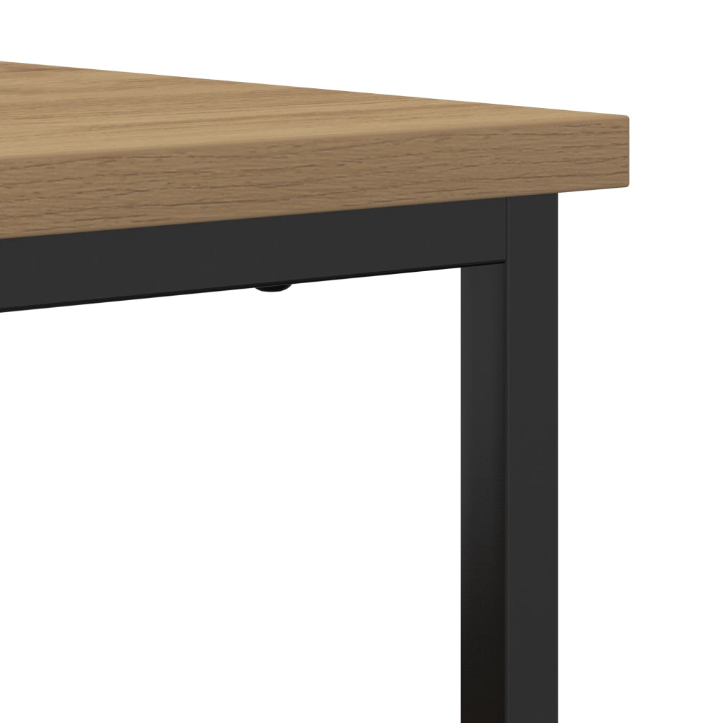 Credenza Artisan Rovere 100x35x80 cm Legno ingegnerizzato e Acciaio
