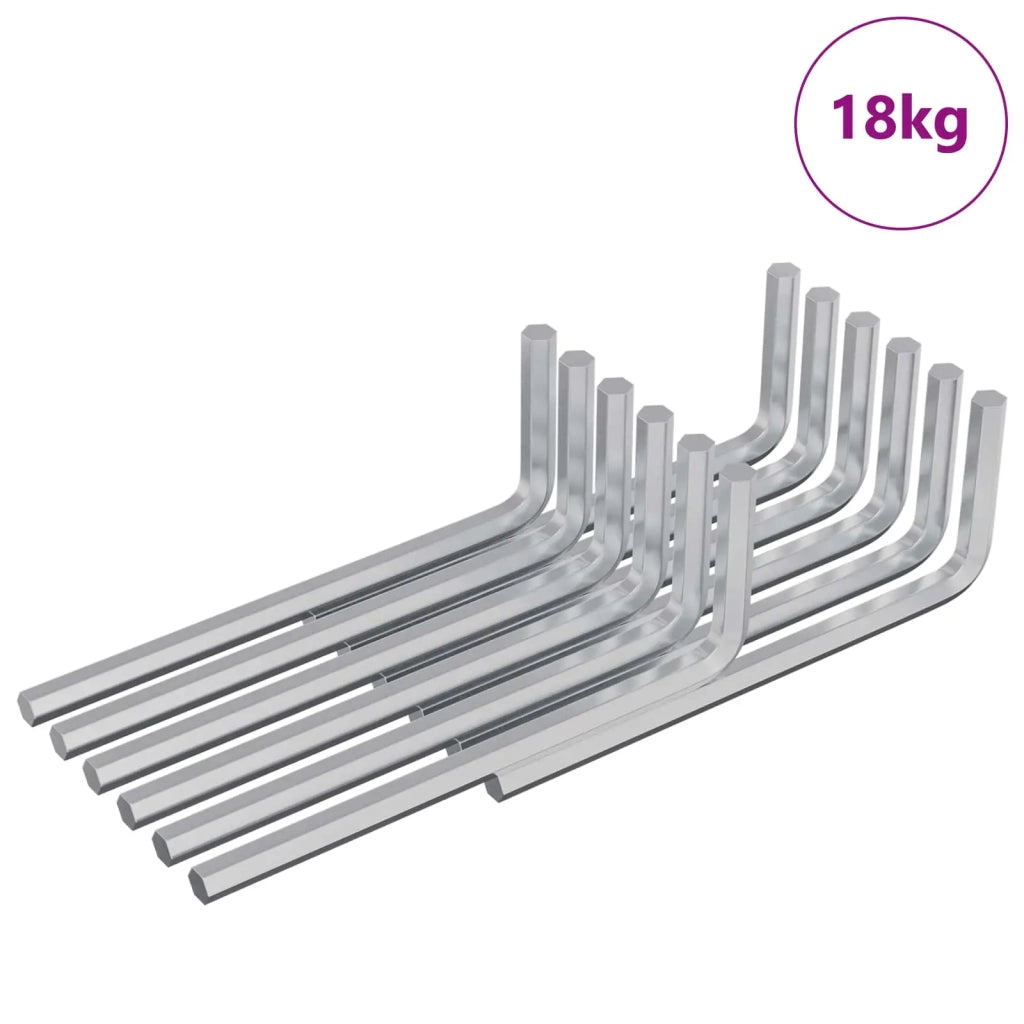 Chiave Esagonale 4675 pcs Argento 20 x 52 mm Acciaio 864861