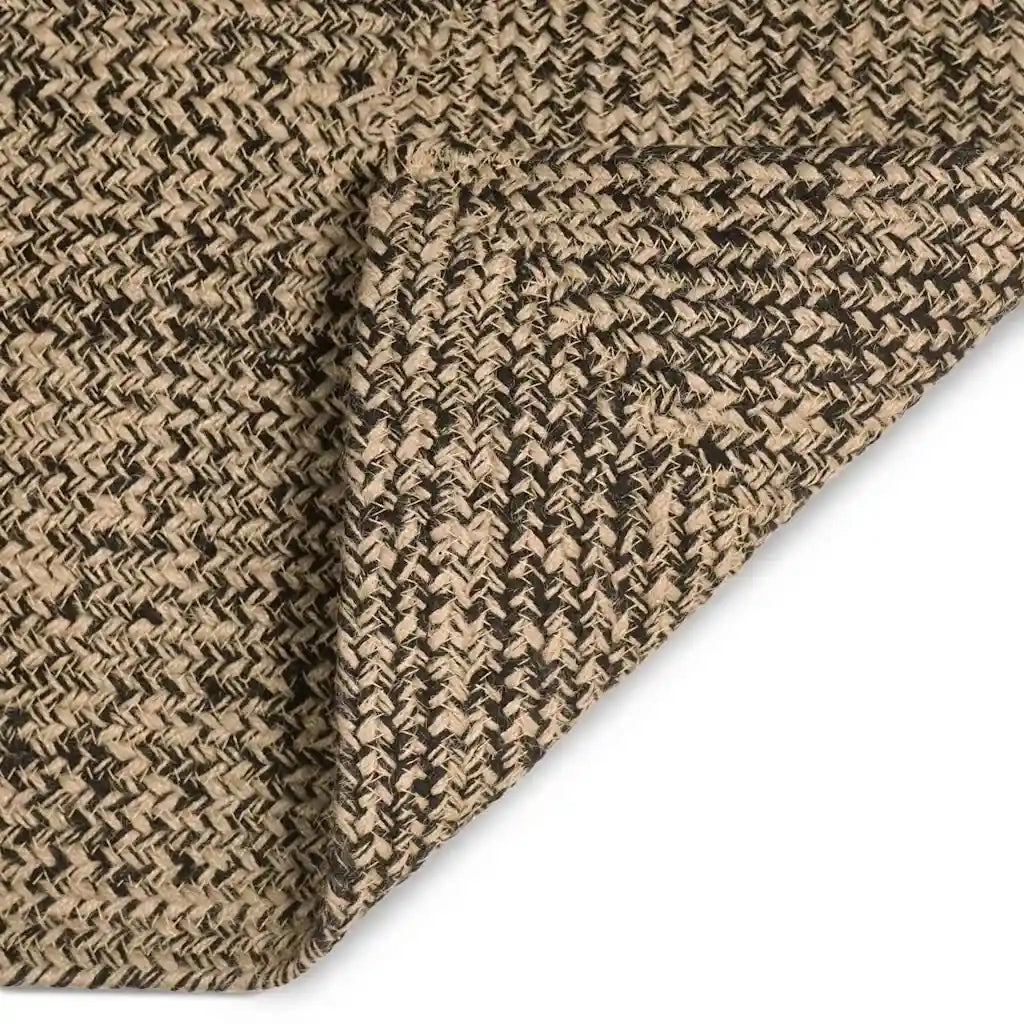 Tappeti per area Rettangolare Naturale e Nero 60 x 250 cm Juta 42010489