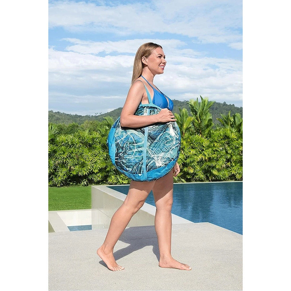 Trade Shop - Lounge Lettino Gonfiabile Galleggiante Piscina Mare Flex'n Fold 171x94x16cm 43552 -