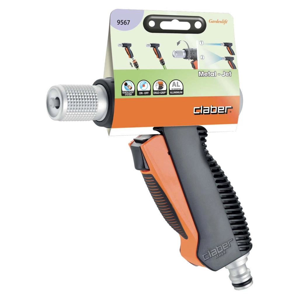 IDROPISTOLA A LANCIA METAL JET PLUS IN BLISTER 9567 - 1 blister CLABER
