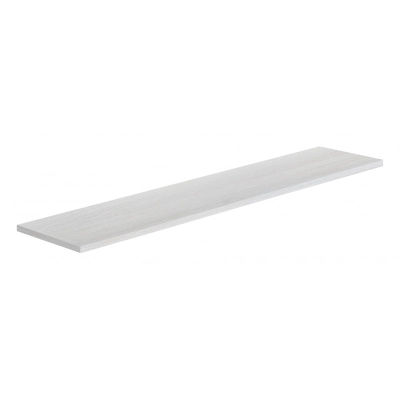 Mensola da Muro, Scaffale Legno, Mensola da Parete, Rovere Sbiancato, 96x20x1,8 cm - Smart