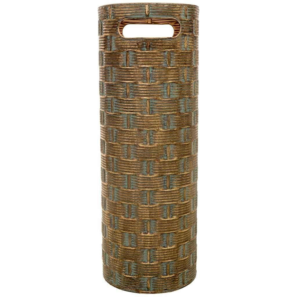 Portaombrelli metallo marrone 20.5x20.5x50h cm