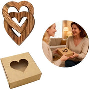 Donna personalizzata in legno di olivo - Regali artigianali in legno - Regalo sostenibile - Ideale per matrimonio/jubileo/anniversario - Unico e significativo