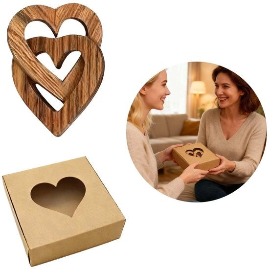 Donna personalizzata in legno di olivo - Regali artigianali in legno - Regalo sostenibile - Ideale per matrimonio/jubileo/anniversario - Unico e significativo