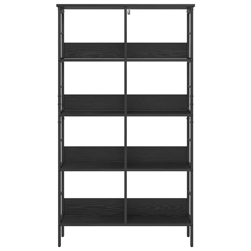 Libreria Rovere Nero 82 x 32 x 144,5 cm Legno multistrato