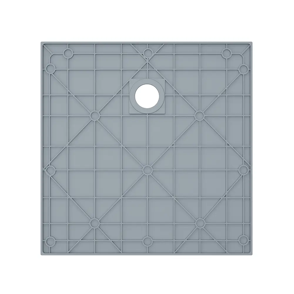 Piatto doccia 90x90 cm colore grigio effetto pietra | Samos