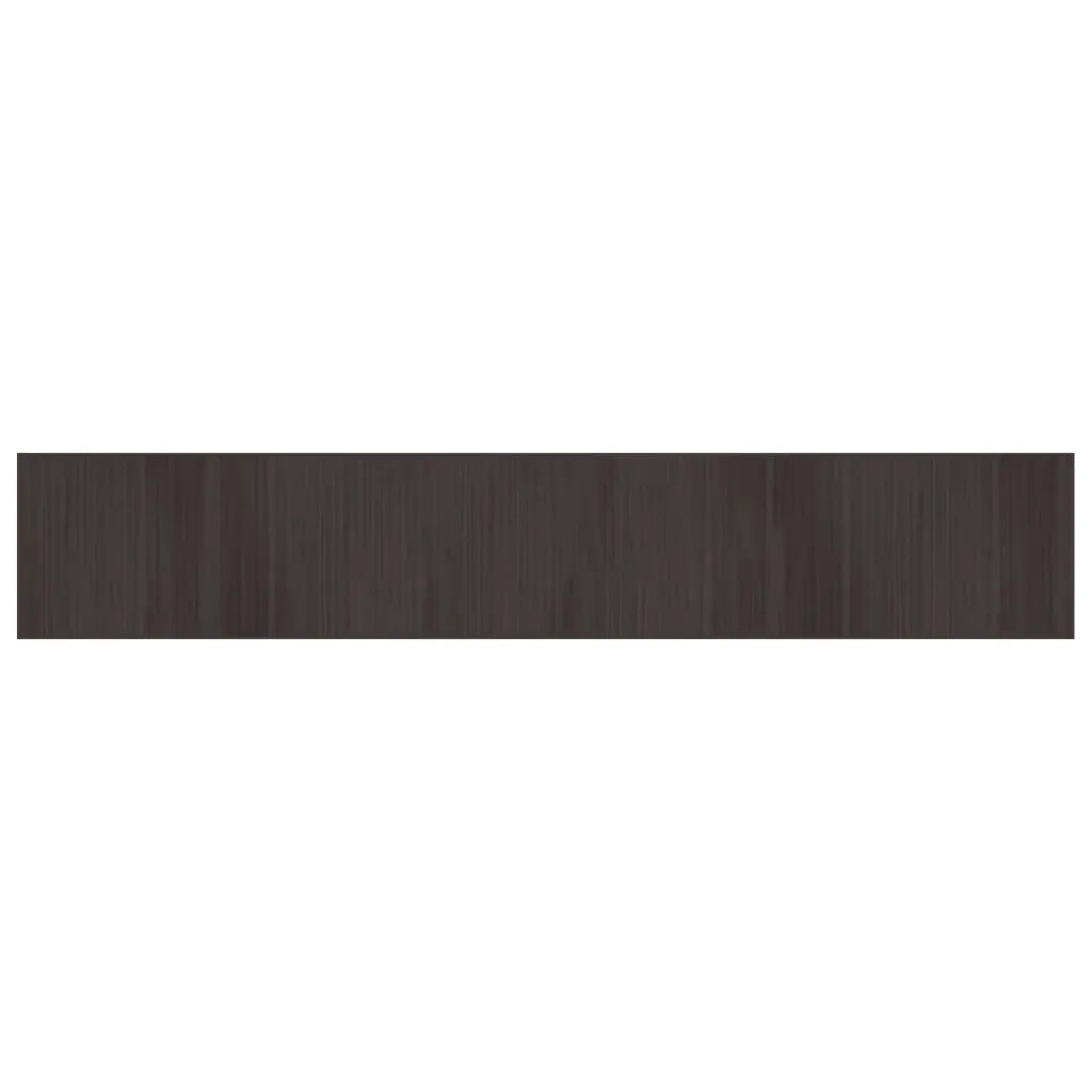 Tappeto Rettangolare Marrone Scuro 70x400 cm in BambÃ¹
