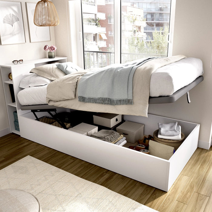 Lettino Kenai, Letto per Bambini Sfoderabile, Bianco