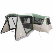 Tenda per Famiglia 20 Persone Verde e Bianco 745 x 700 x 217 cm