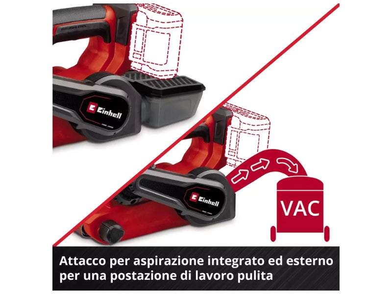 Levigatrice a nastro Einhell TP-BS 18/457 Li BL senza batteria e caricabatterie