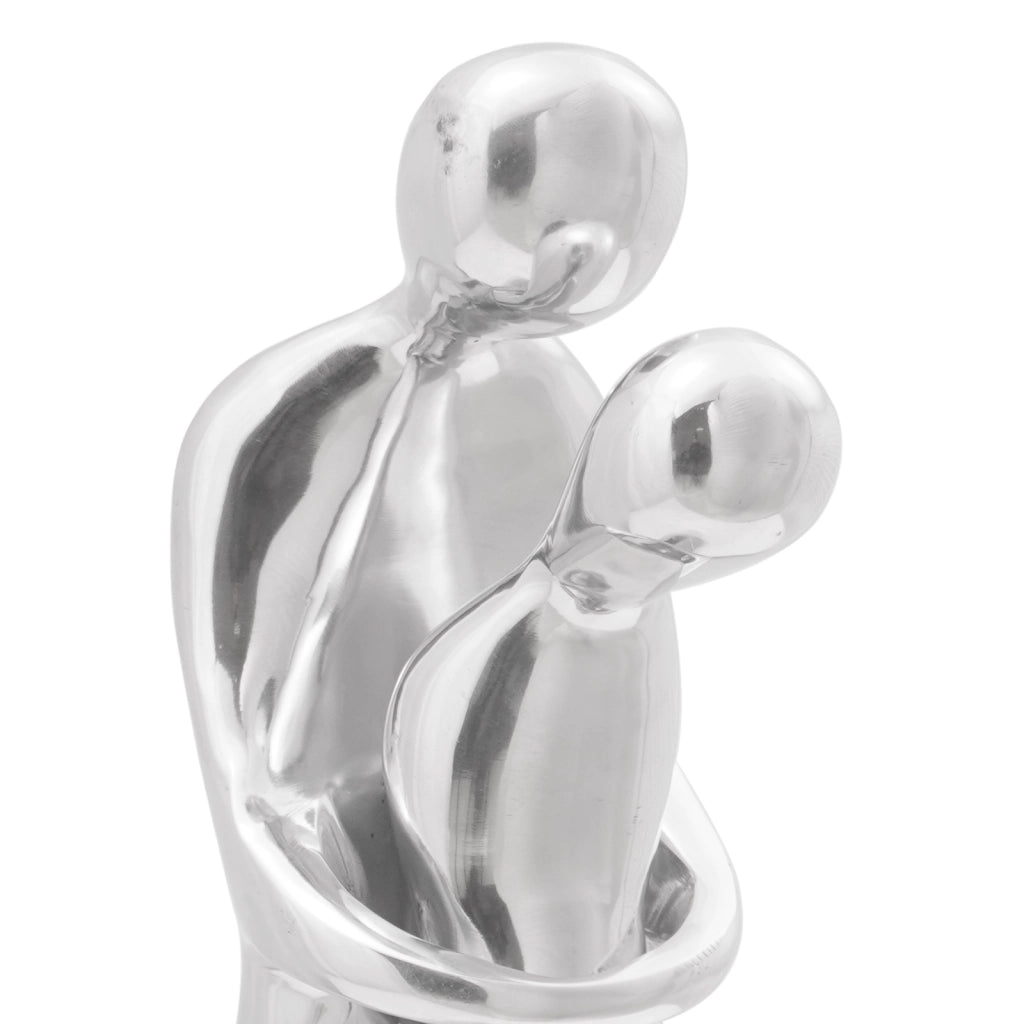 Scultura Argento 10x16x49 cm Alluminio