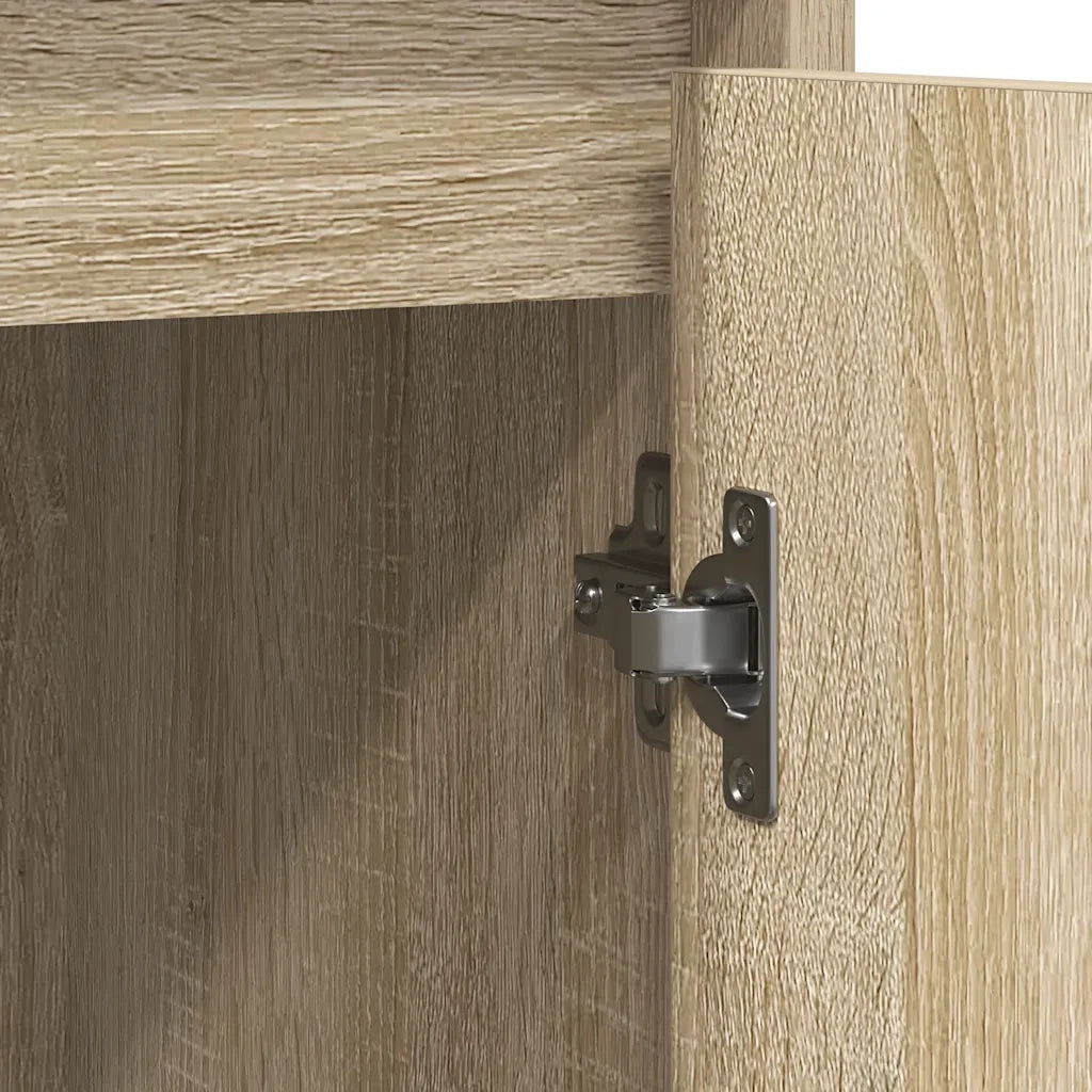 Credenza Rovere Sonoma 85x34x76 cm in Legno Multistrato 861627