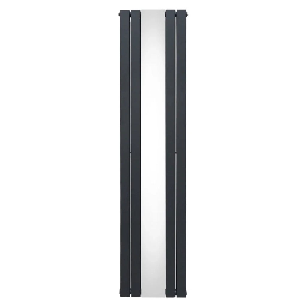 Radiatore a Specchio a Doppia Colonna Verticale Grigio Antracite 1800mm x 425mm
