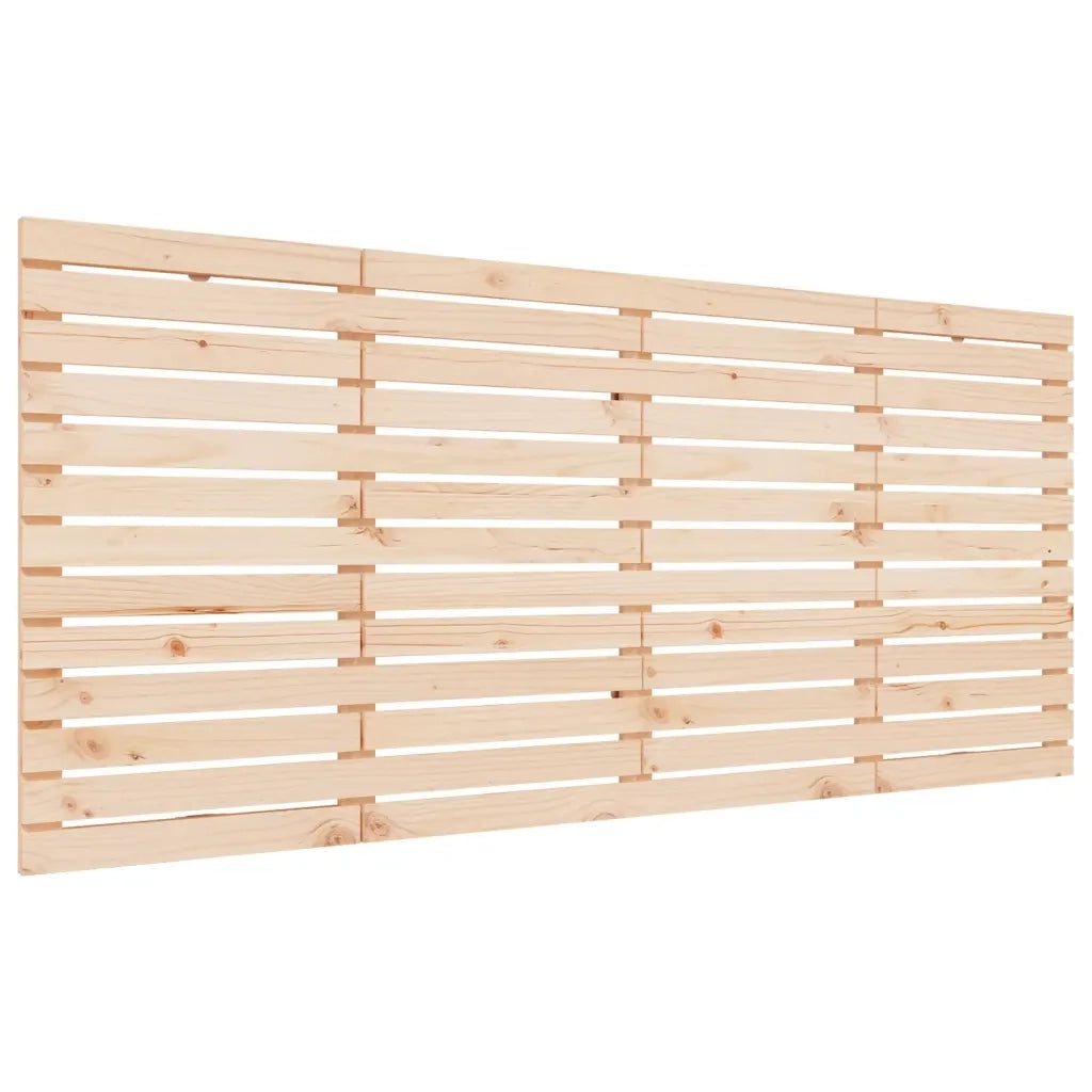 Testiera da Parete 166x3x91,5 cm in Legno Massello di Pino