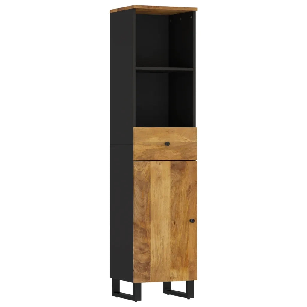 Mobile da Bagno 38x33x160 cm in Legno Massello di Mangocod mxl 128375