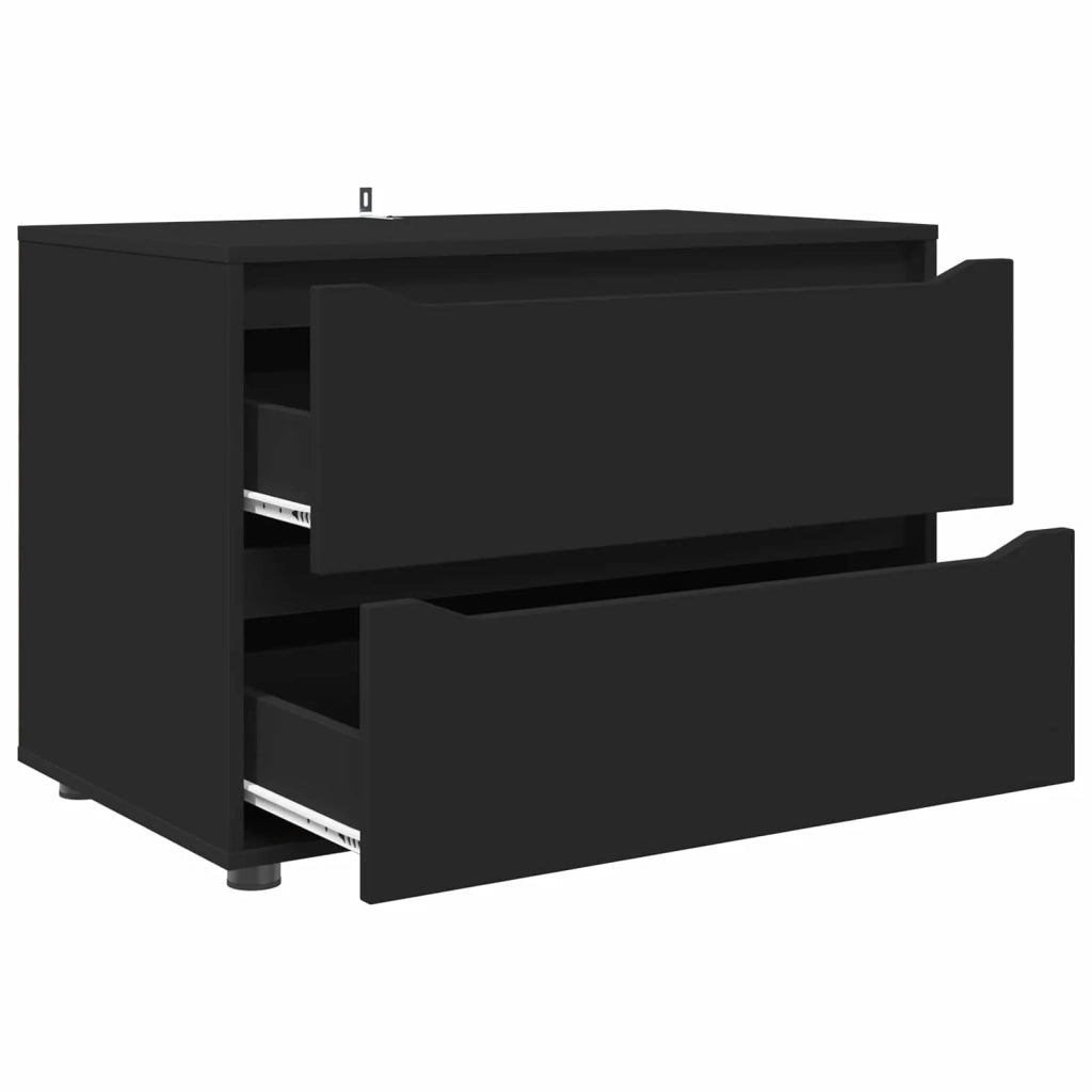 Armadio Nero 80 x 48 x 57 cm Legno multistrato 888818