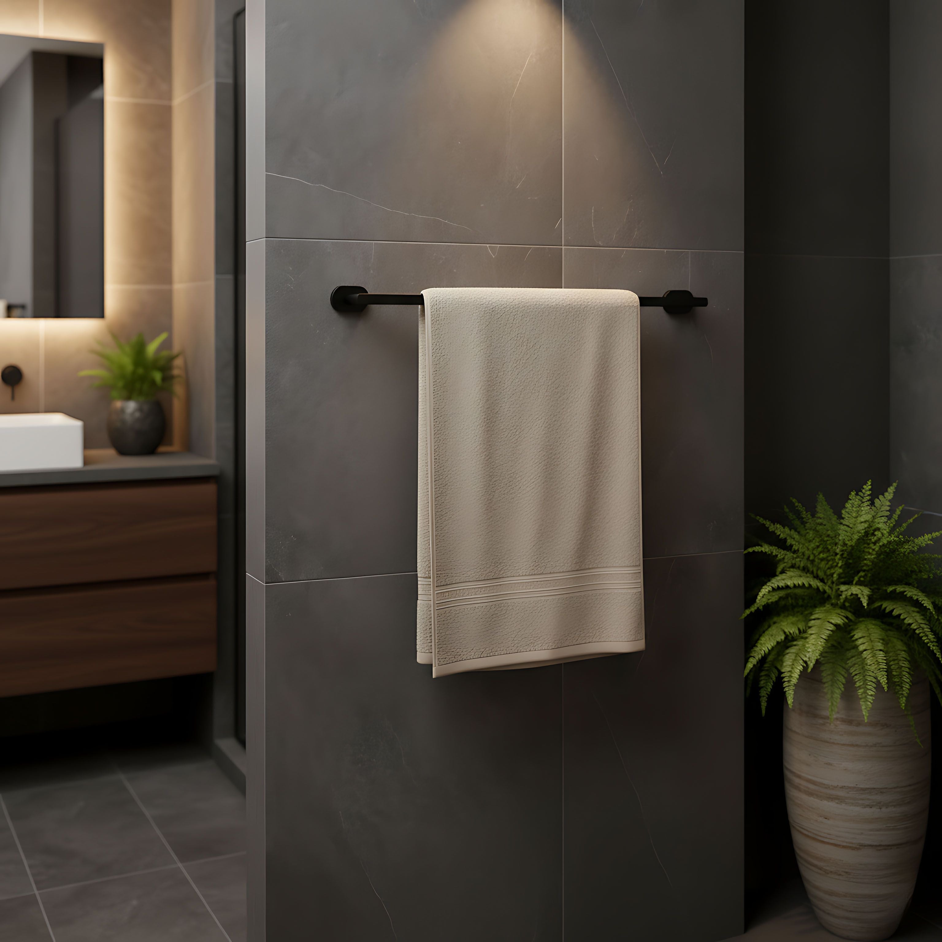 Portasciugamano Da Bagno Til 101 Black