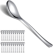 Set di 24 pezzi di coperchi in acciaio inox - 20 cm - Idoneo per zuppa e dessert - Resistente al lavastoviglie - Qualità elevata