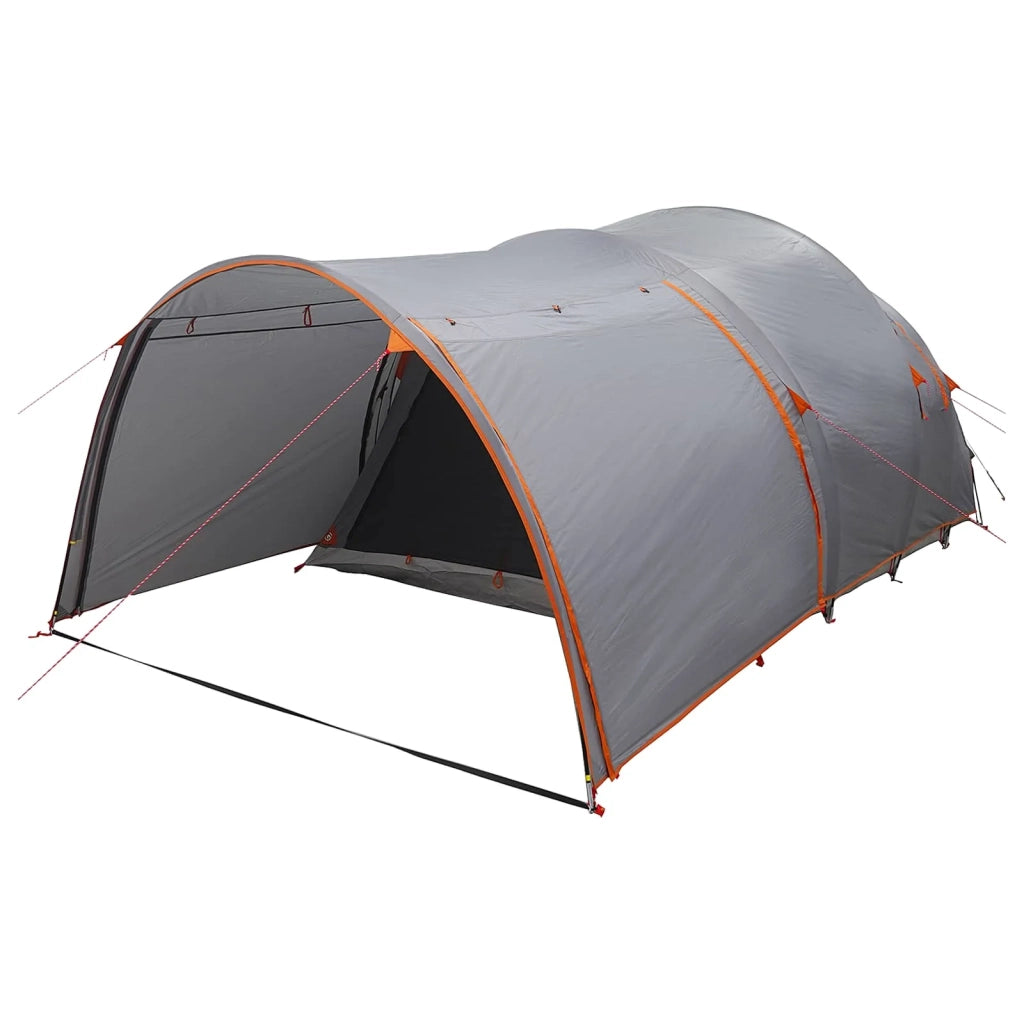 Tenda a tunnel con tetto Grigio e arancione 370 x 275 x 210 cm 42028679